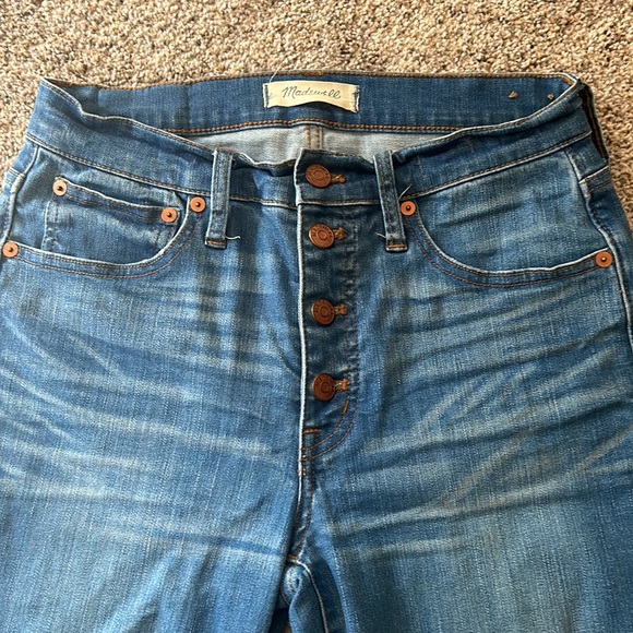 Cali Demi-Boot Jeans in Bronson Wash: Button-Front Edition size 27 - Picture 4 of 5